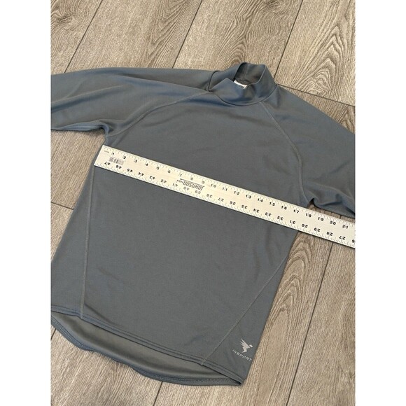 INSPORT POLARTEC Long Sleeve Shirt Grey Men’s Small Made In the USA Hiking - Picture 5 of 7